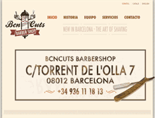 Tablet Screenshot of bcncuts-barbershop.com